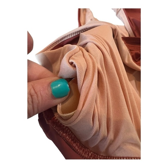 J. Crew Active Longline Racerback Cutout Bikini Top in Wildfire BF160 Plus 3X - Picture 7 of 11